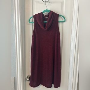 Cowl neck dress